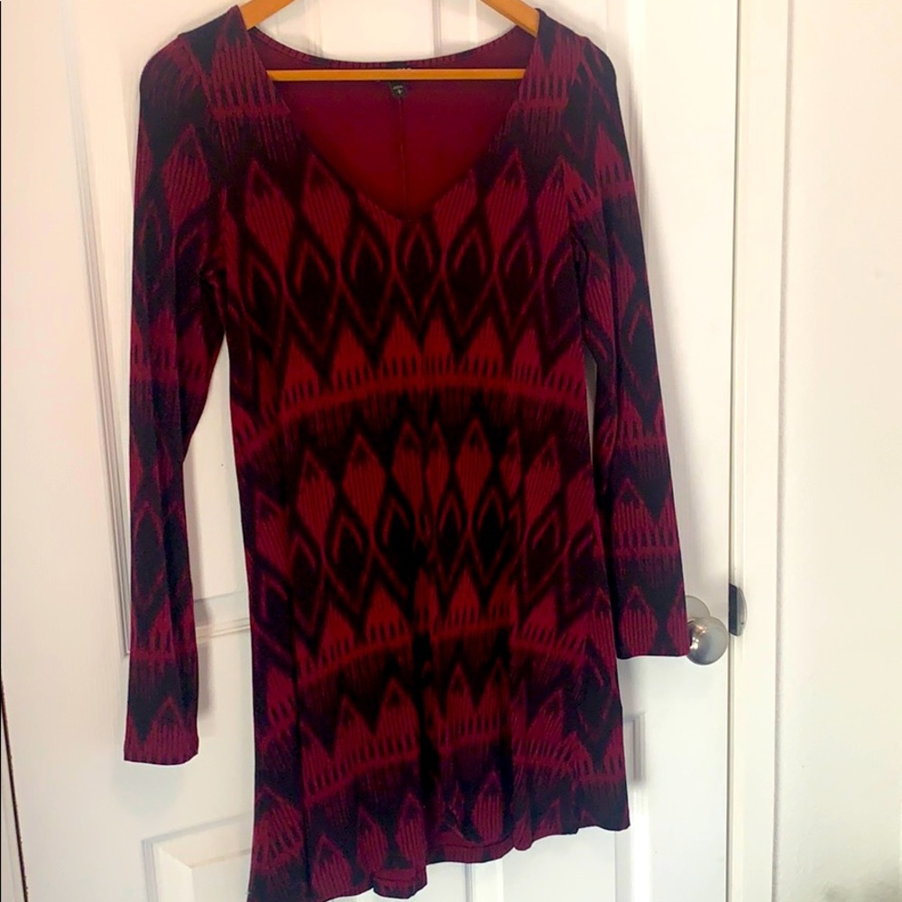 Express long sleeve float dress